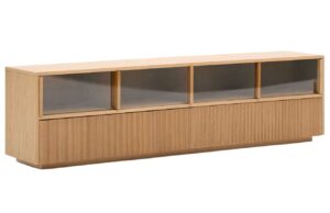 Kave Home Dubová komoda Helvine 200 x 40 cm