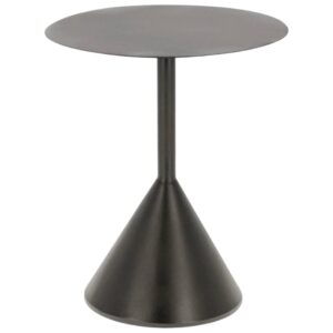 Kave Home Černý kovový odkládací stolek Yinan 48 cm