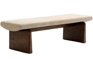 Kave Home Ořechová lavice Topaz 150 cm