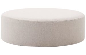 Kave Home Béžový bouclé taburet Kaeli 120 cm