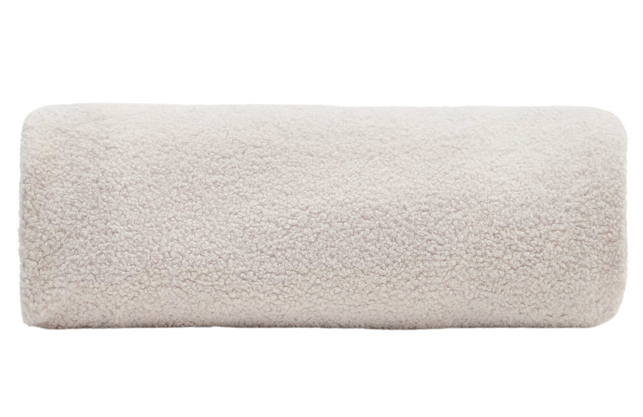 Kave Home Béžový bouclé potah na taburet Kaeli 120 cm