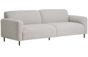 Nordic Living Světle šedá bouclé pohovka Salvador 228 cm