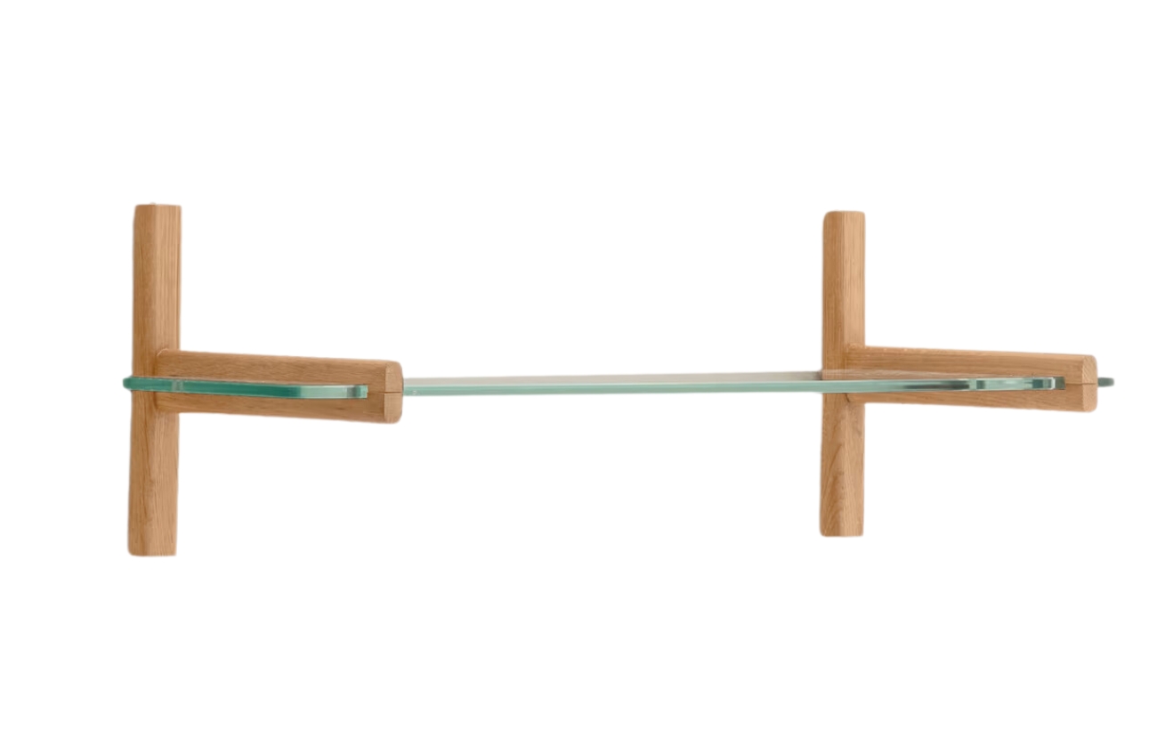 Kave Home Skleněná modulární police Sitra 90 cm
