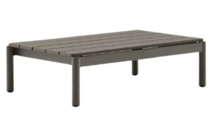 Kave Home Zelený zahradní stolek Sorells 91 x 57 cm