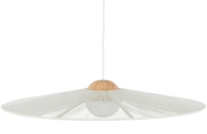 Zuiver Bílé bavlněné závěsné světlo BELLE ⌀65 cm