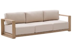 Kave Home Béžová zahradní pohovka Ambra 249 cm