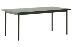 Kave Home Zelený zahradní stůl Maurina 223 x 101 cm