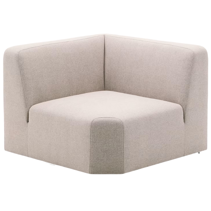 Kave Home Béžový rohový modul Neom 89 x 89 cm