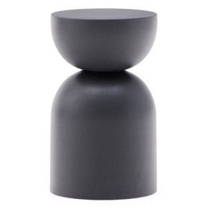 Kave Home Šedý kovový odkládací stolek Rachell 31 cm