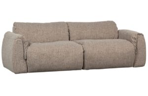 WOOOD Hnědá dvoumístná pohovka Bagel 228 cm