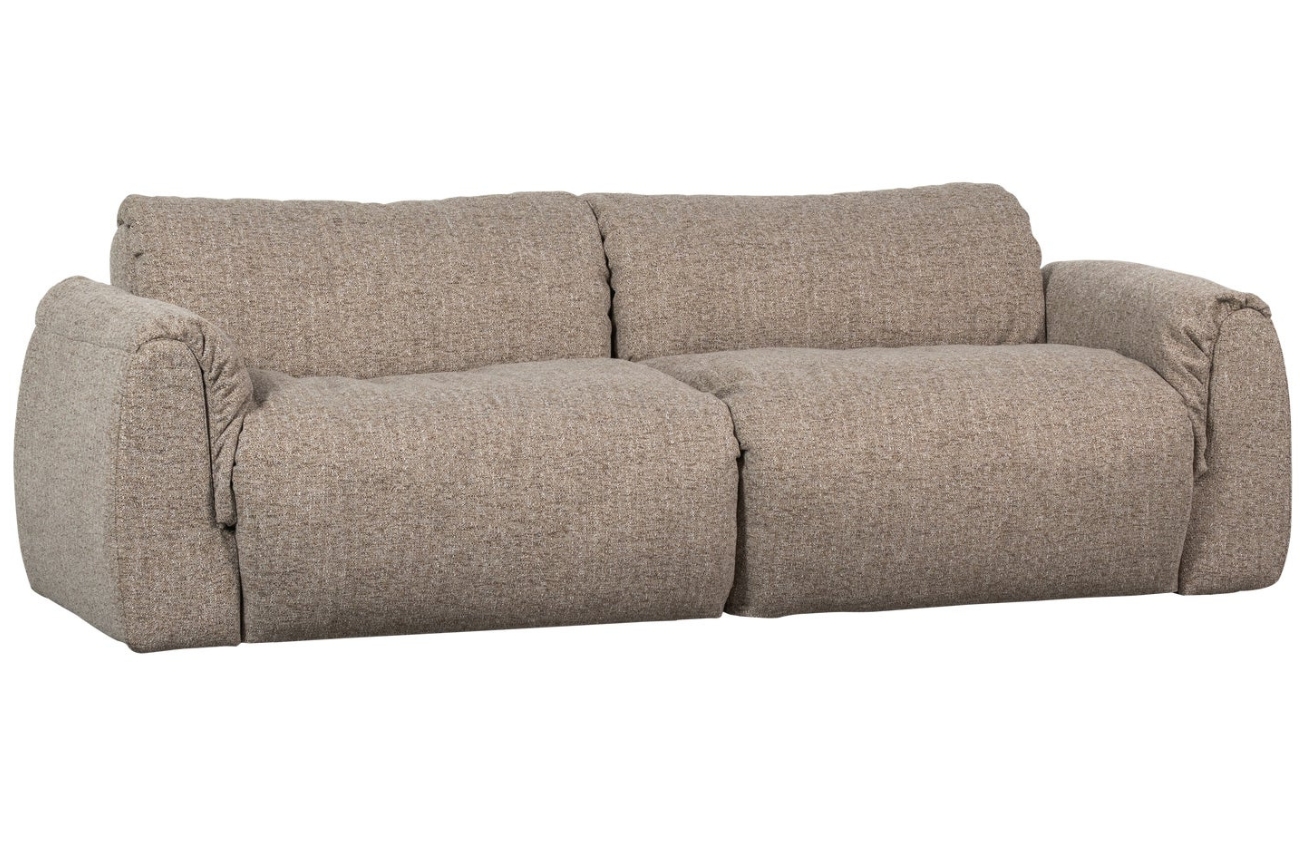 WOOOD Hnědá dvoumístná pohovka Bagel 228 cm