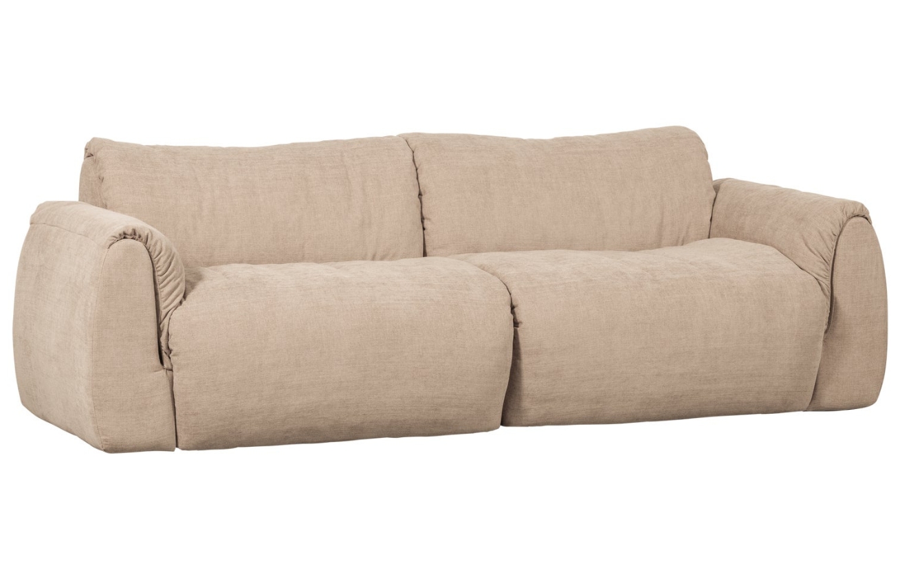 WOOOD Béžová dvoumístná pohovka Bagel 228 cm