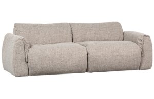 WOOOD Béžovohnědá dvoumístná pohovka Bagel 228 cm