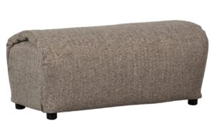 WOOOD Hnědá podnožka Bagel 91 x 50 cm