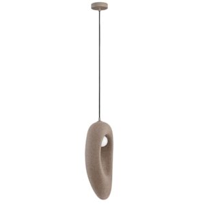 Nova Luce Hnědé závěsné světlo Tempus 18 cm