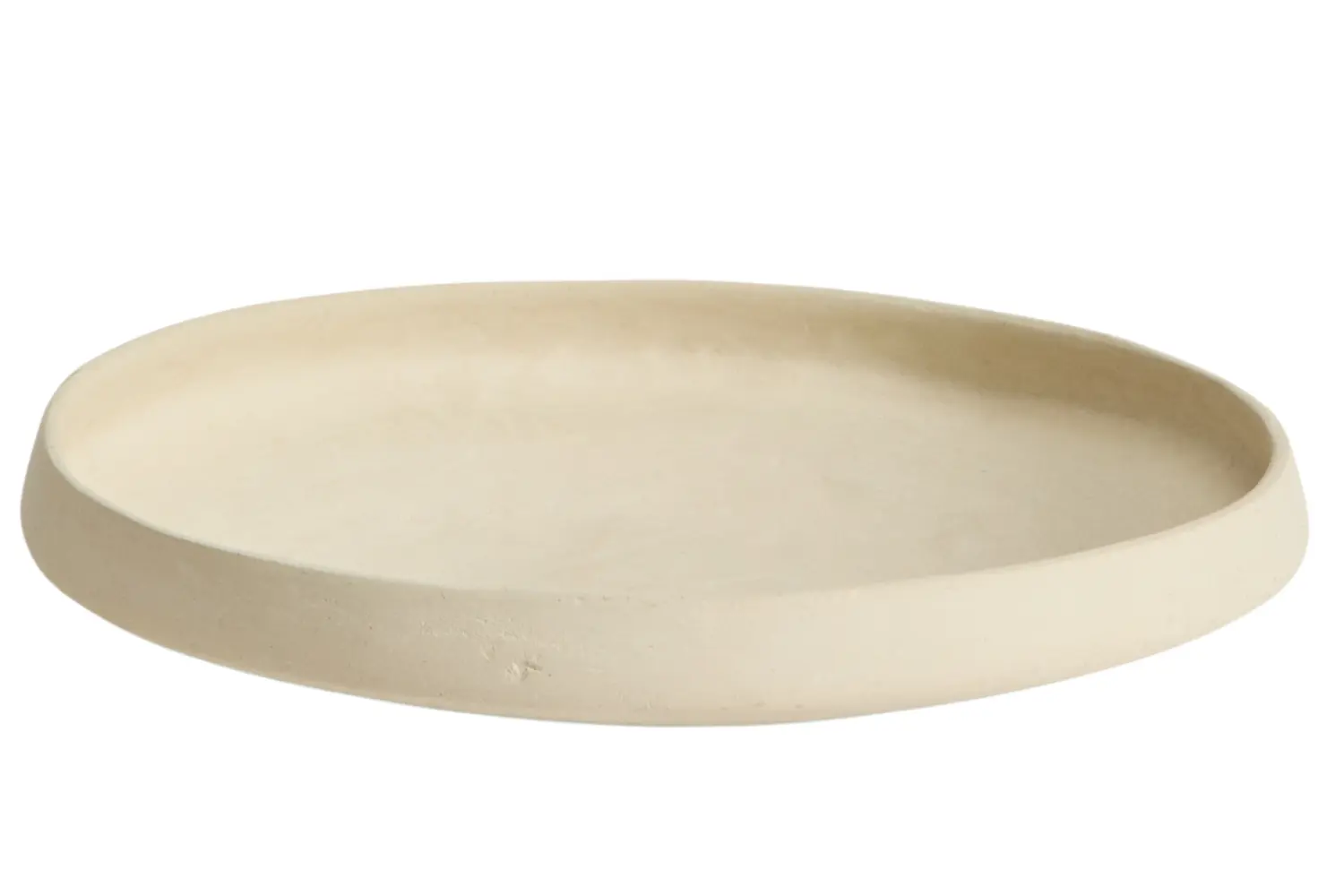 Kave Home Béžový dekorativní talíř Mireni Ø29 cm
