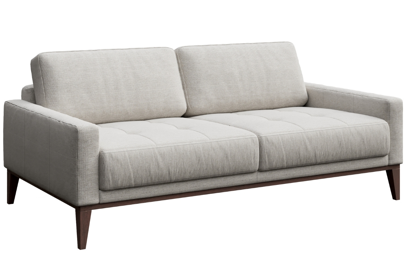 Mesonica Světle šedá dvoumístná pohovka Musso Tufted 173 cm