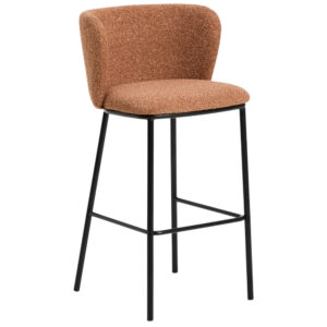 Kave Home Terakotová barová židle Ciselia 76 cm