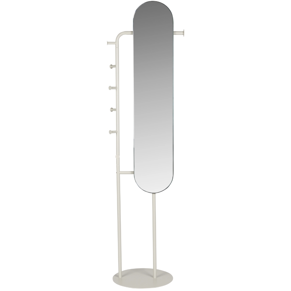 Zuiver Béžové kovové stojací zrcadlo VERO 179 cm