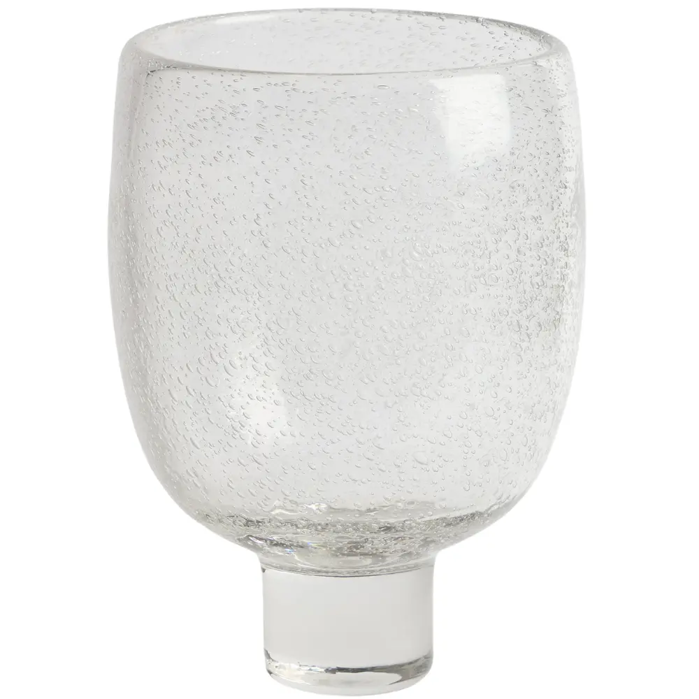 Kave Home Skleněná váza Sirau Ø24 cm