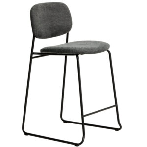 Kave Home Šedá barová židle Meli 65 cm