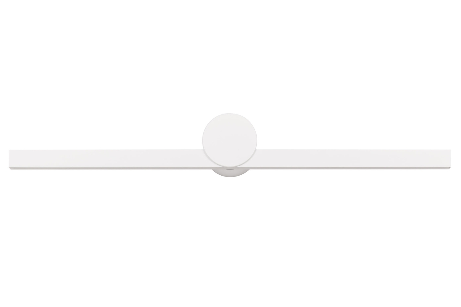 Nova Luce Bílé kovové nástěnné LED světlo Breggo 61 cm