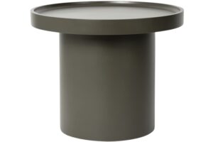 Somcasa Zelený lakovaný odkládací stolek Warren ø 50 cm