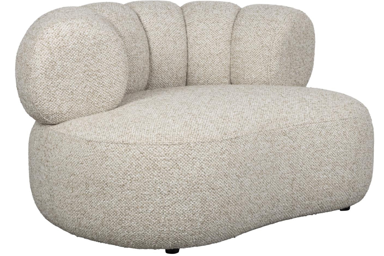 Dutchbone Béžové čalouněné lounge křeslo DUVANE