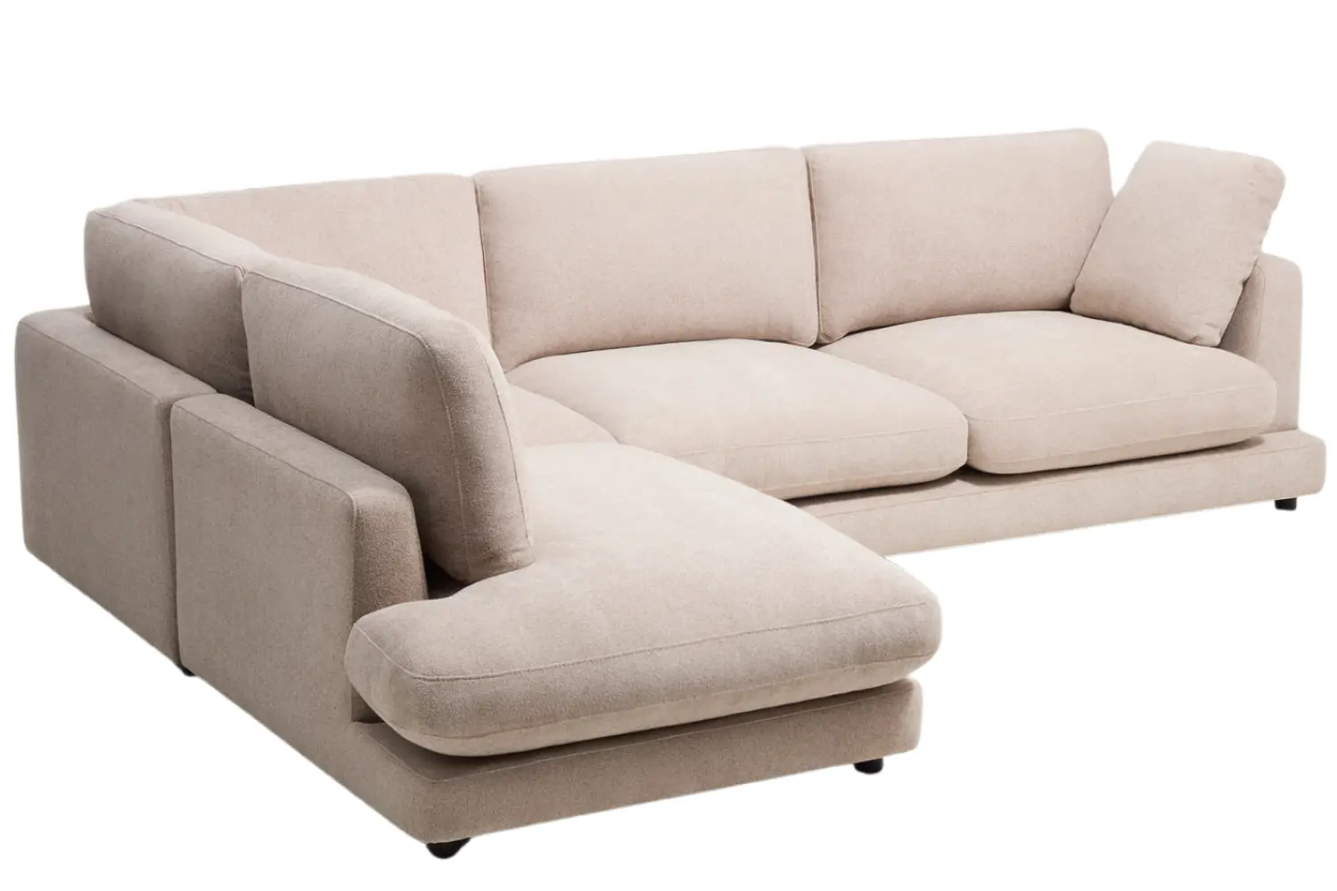 Kave Home Béžová rohová bouclé pohovka Gala 300 cm II.
