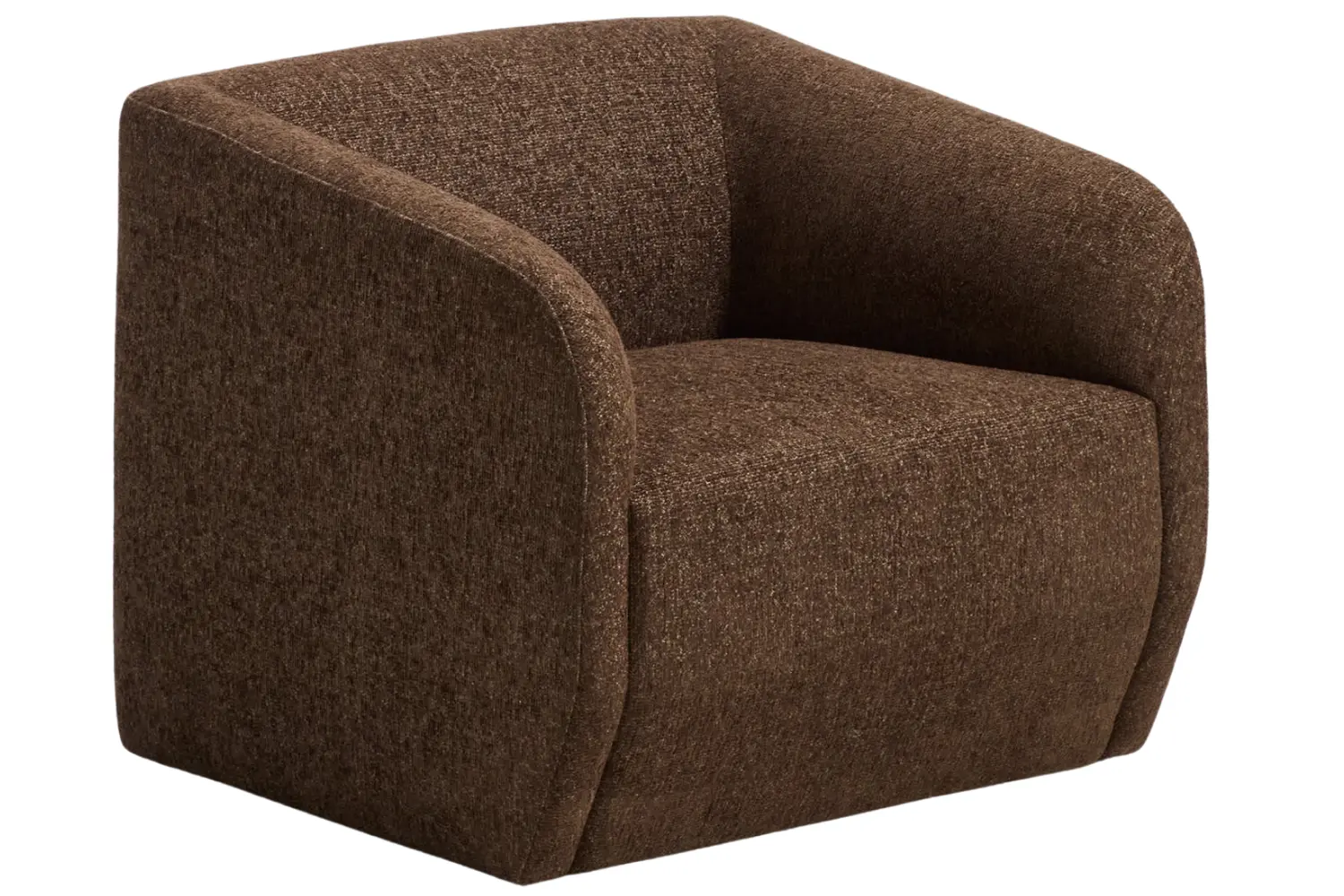 Kave Home Hnědé čalouněné křeslo Milare 83 cm
