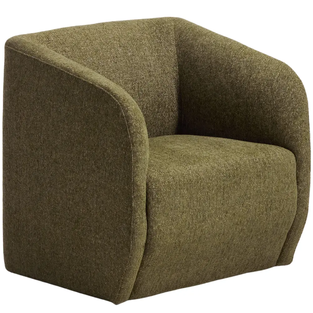 Kave Home Zelené čalouněné křeslo Milare 72 cm