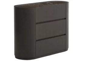 Kave Home Hnědá dubová komoda Nemore 120 x 45 cm