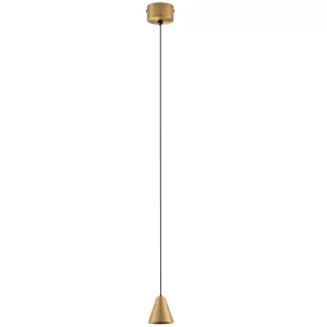 Nova Luce Zlaté kovové závěsné LED světlo Irmos 6 cm
