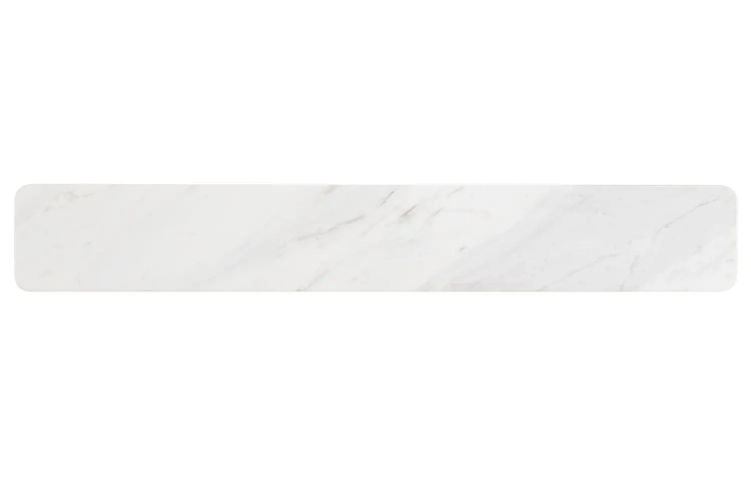 Nova Luce Bílé mramorové nástěnné LED světlo Alyssa 60 cm