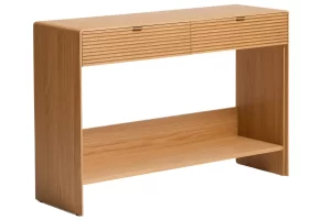 Kave Home Dubová komoda Norlen 120 x 37 cm