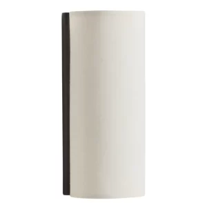 Kave Home Béžové nástěnné světlo Umbran 30 cm s tmavým zavěšením