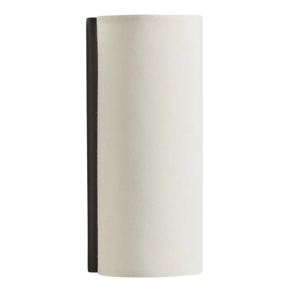 Kave Home Béžové nástěnné světlo Umbran 30 cm s tmavým zavěšením