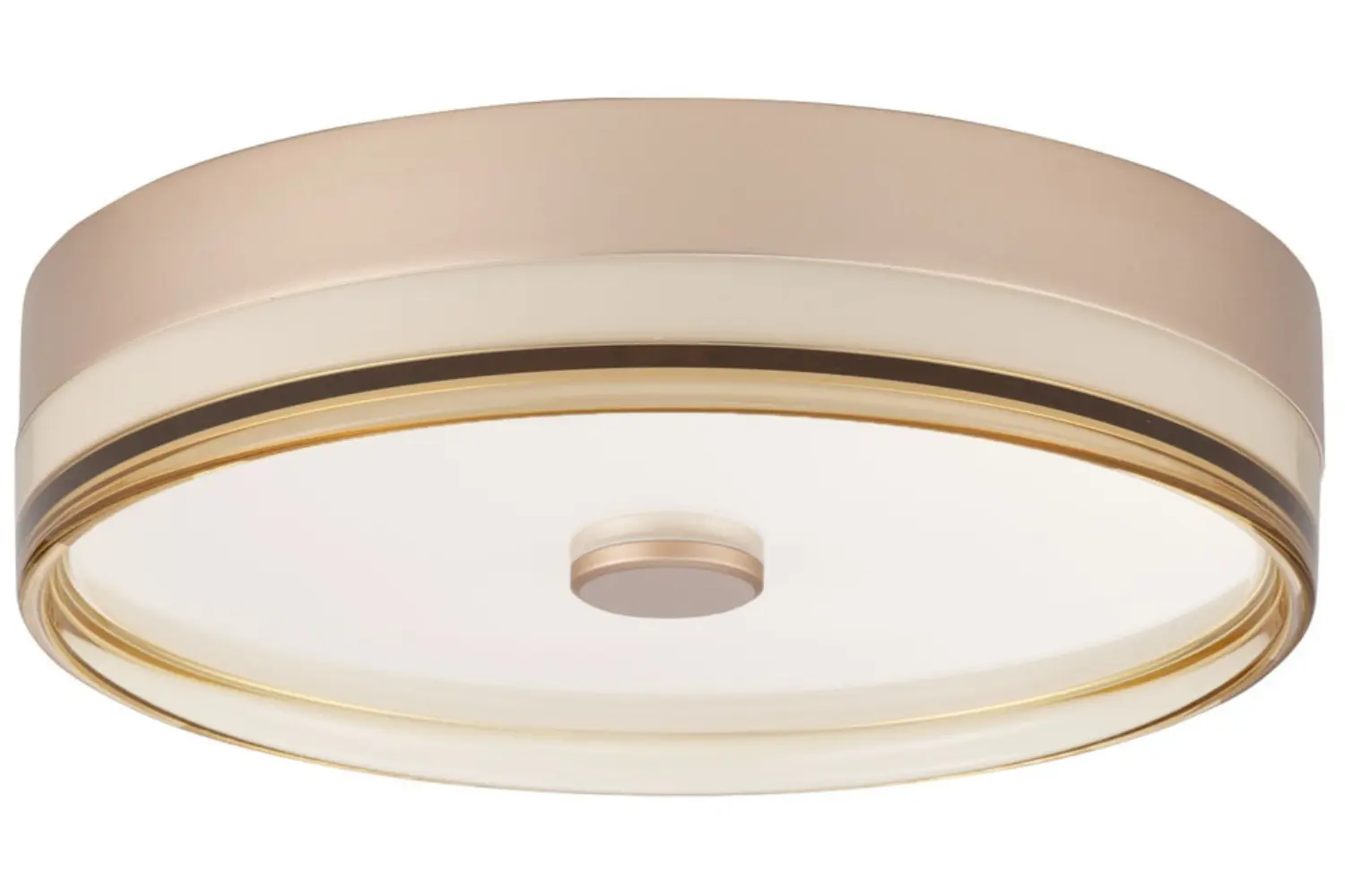 Nova Luce Zlaté kovové stropní LED světlo Helios 40 cm