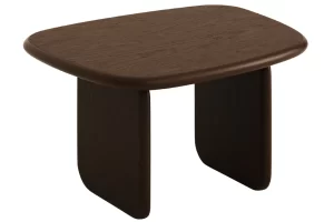 Micadoni Tmavý dubový konferenční stolek Lana 75 x 60 cm