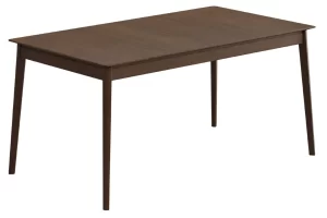 Micadoni Tmavý dubový rozkládací jídelní stůl Elan 160/260 x 90 cm