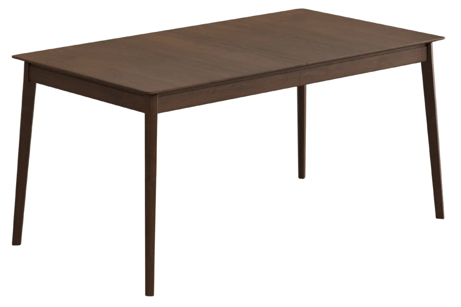 Micadoni Tmavý dubový rozkládací jídelní stůl Elan 160/260 x 90 cm