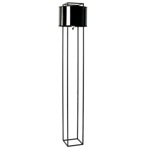Angel Cerdá Černá kovová stojací lampa No. 8092