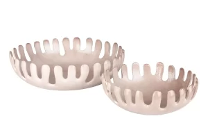 Zuiver Šedý set dvou kovových mís ONDA 22/31 cm