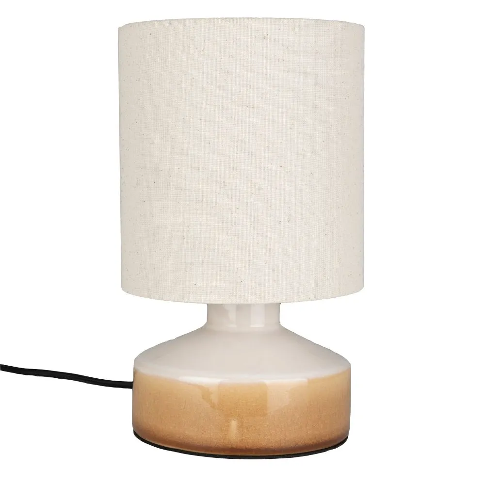 Zuiver Béžová keramická stolní lampa NOOK 28 cm